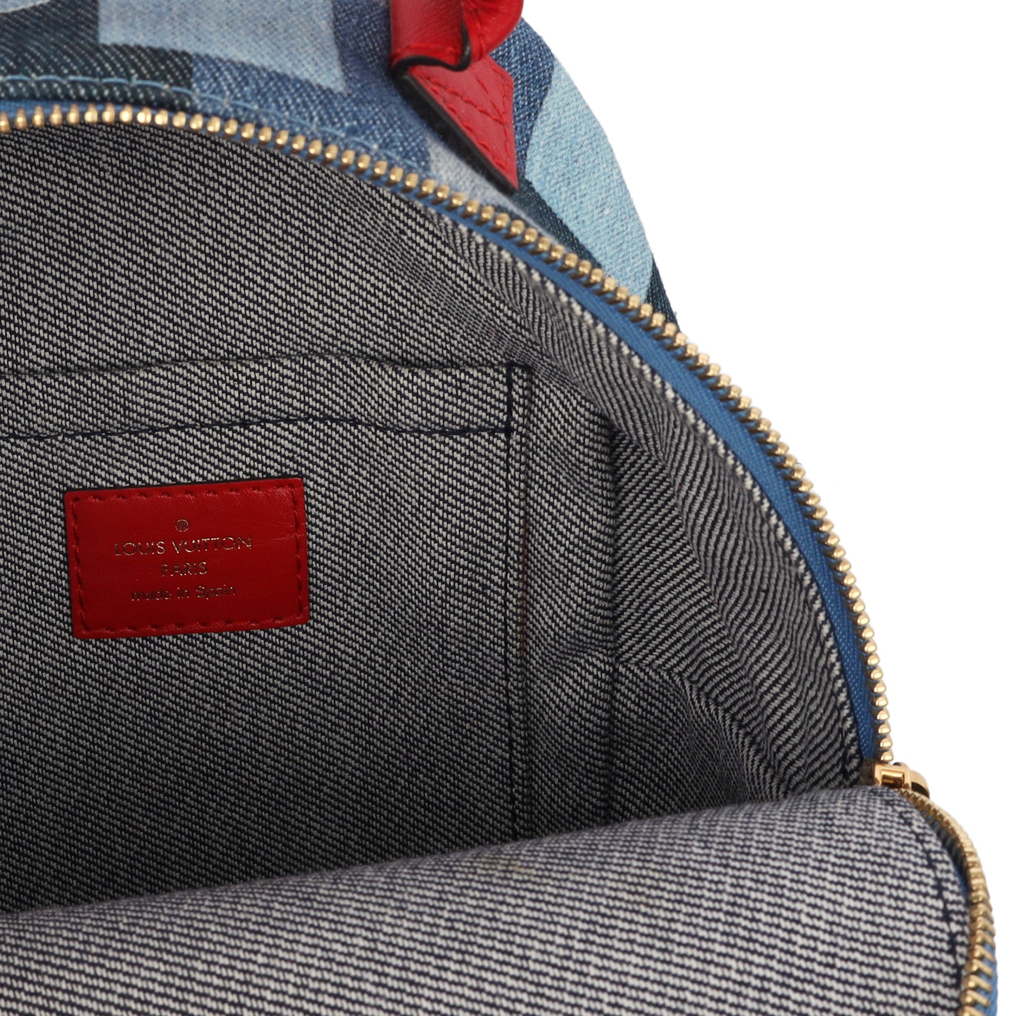 Louis Vuitton Mini Backpack Palm Springs Backpack Mini in Denim, Canvas