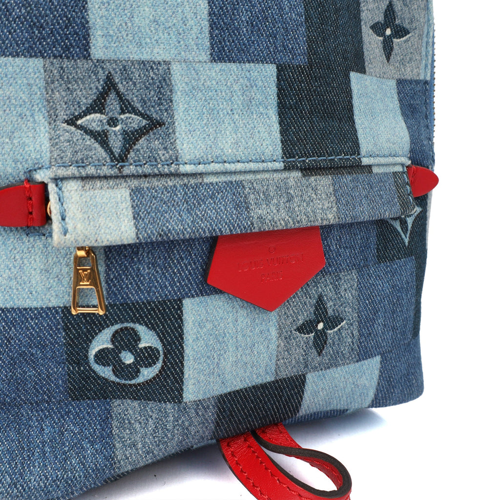 Louis Vuitton Mini Backpack Palm Springs Backpack Mini in Denim, Canvas