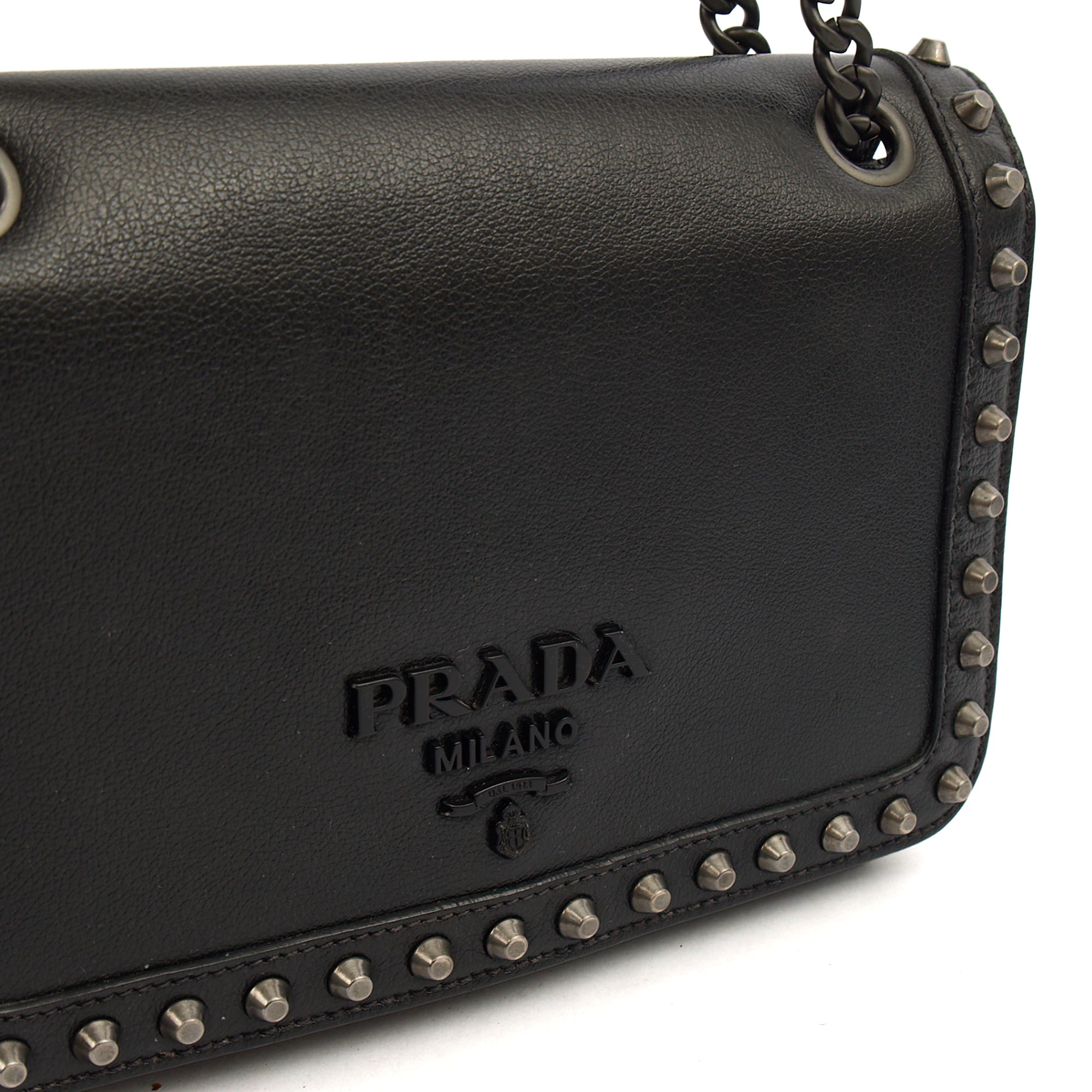 Prada Shoulder Bag Shoulder Bag in Black, Calfskin