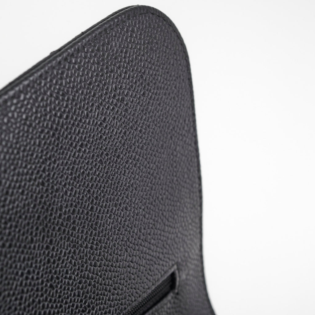 Chanel Caviar Double Classic Flap Jumbo Black