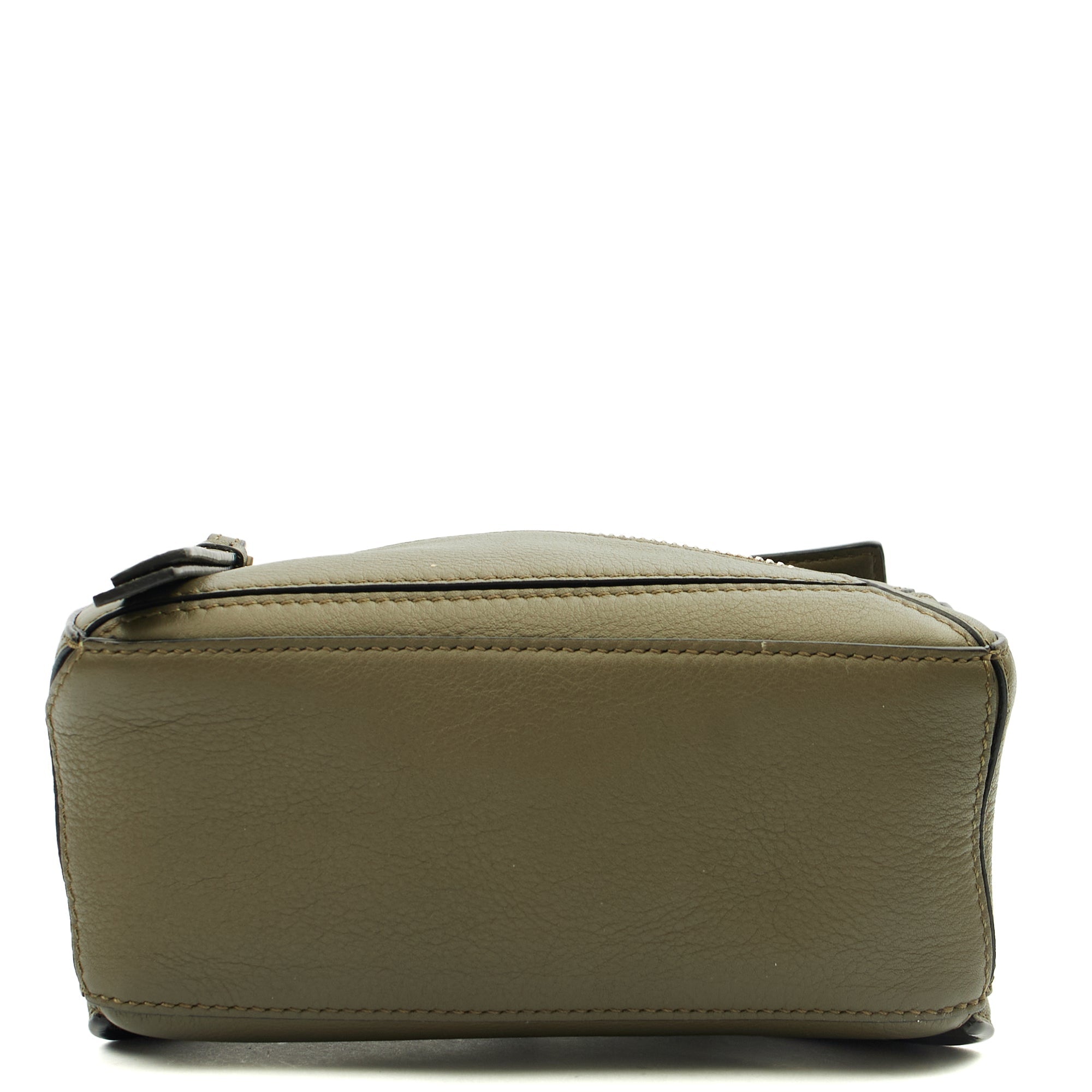 Loewe Cross Body Puzzle Edge Belt Bag in Green, Leather