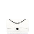 Chanel Classic Single Flap - Large in White, Leather