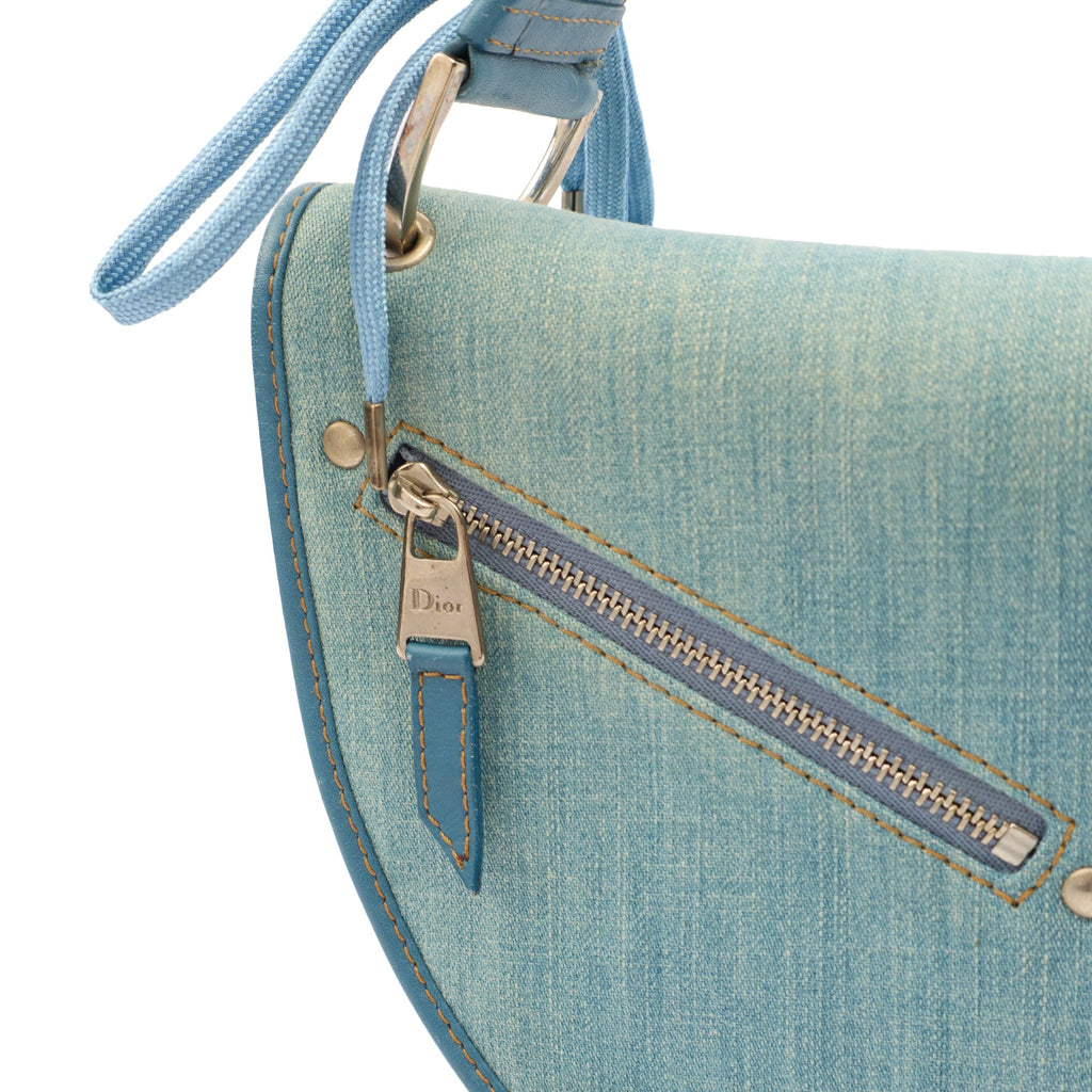 Christian Dior Shoulder Bag Admit It  in Blue, Fabric