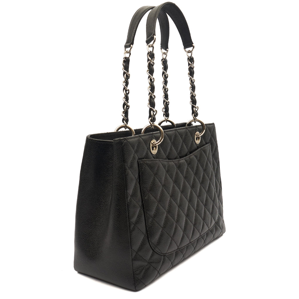 Chanel Tote Grand Shopping Tote in Black, Caviar Leather