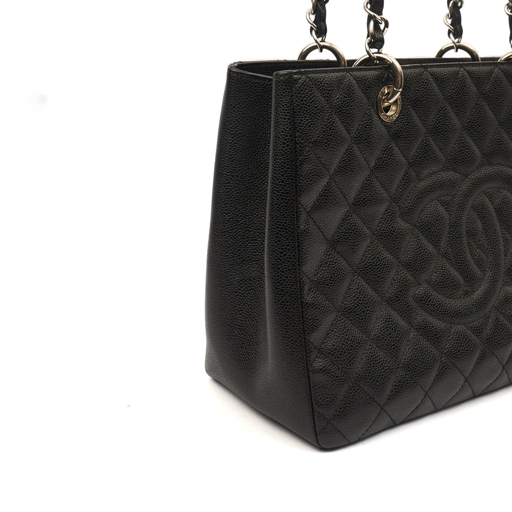 Chanel Tote Grand Shopping Tote in Black, Caviar Leather