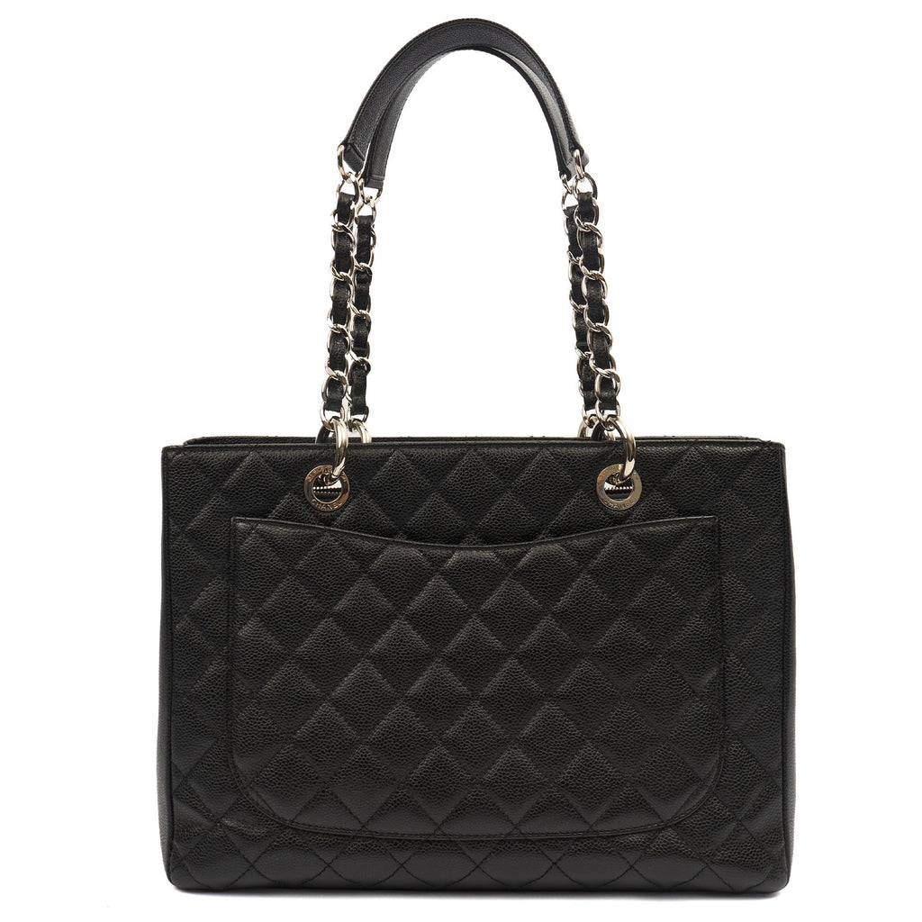 Chanel Tote Grand Shopping Tote in Black, Caviar Leather