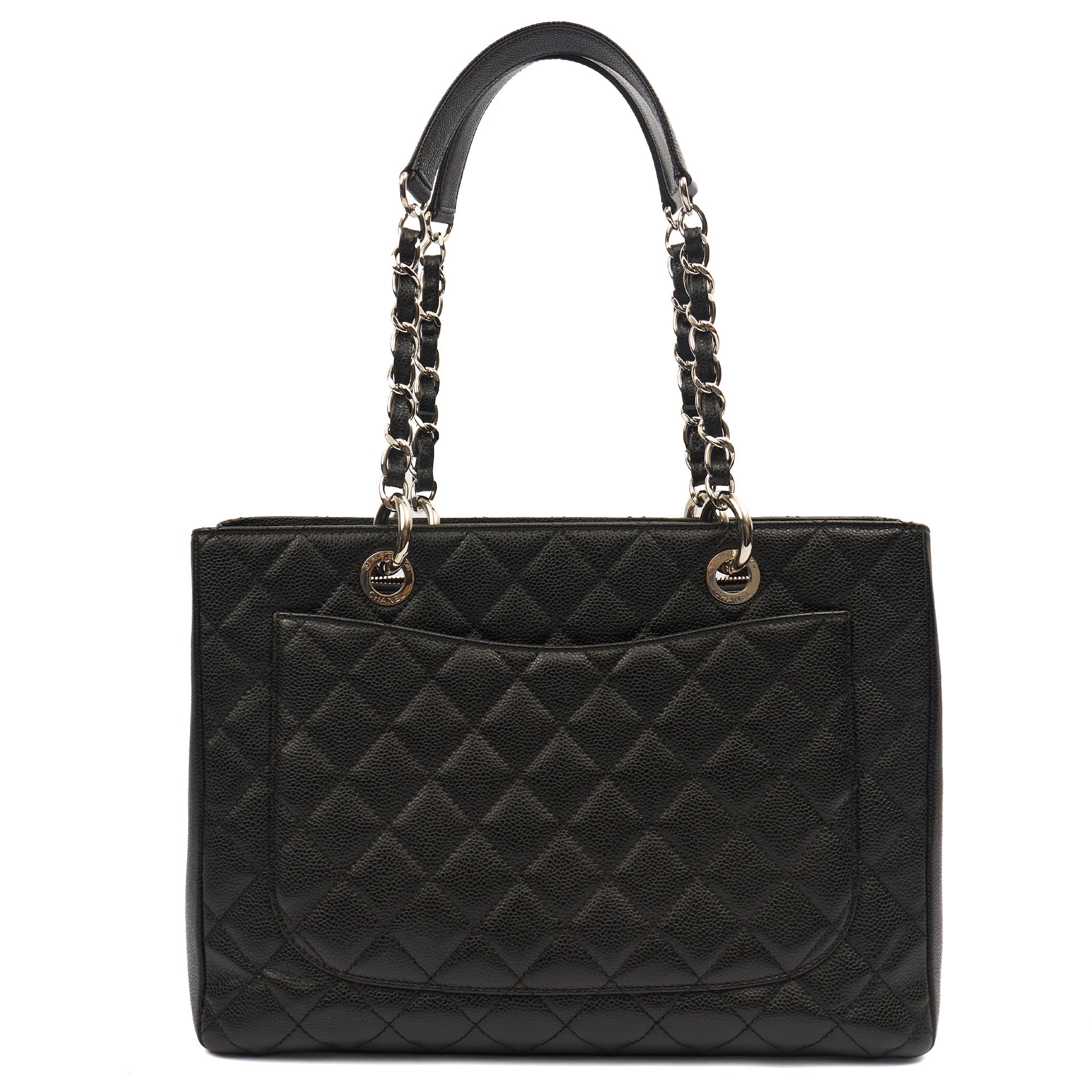 Chanel Tote Grand Shopping Tote in Black, Caviar Leather