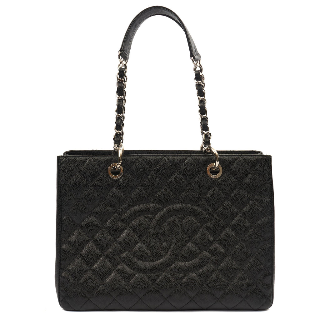 Chanel Tote Grand Shopping Tote in Black, Caviar Leather