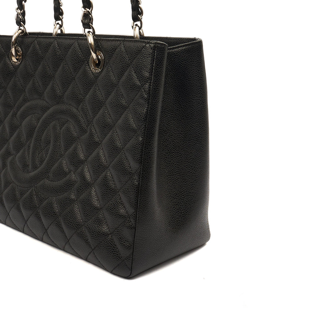 Chanel Tote Grand Shopping Tote in Black, Caviar Leather
