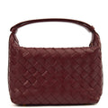 Bottega Veneta Top Handle Bauletto in Red, Intrecciato Nappa