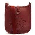 Hermes Cross Body Evelyne 16 in Rouge H, Togo Leather
