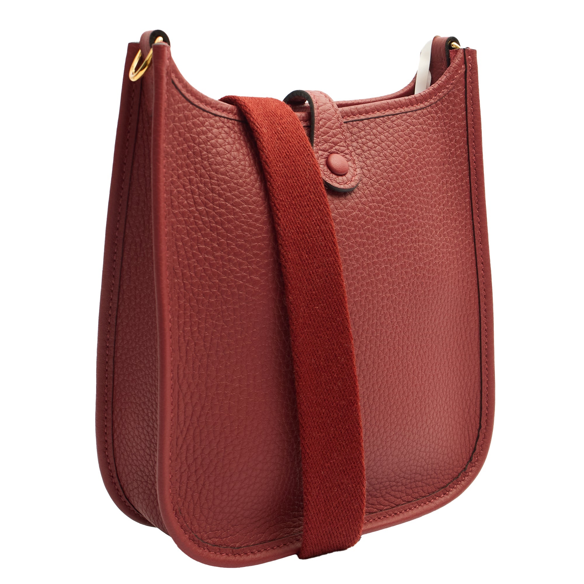 Hermes Cross Body Evelyne 16 in Rouge H, Togo Leather