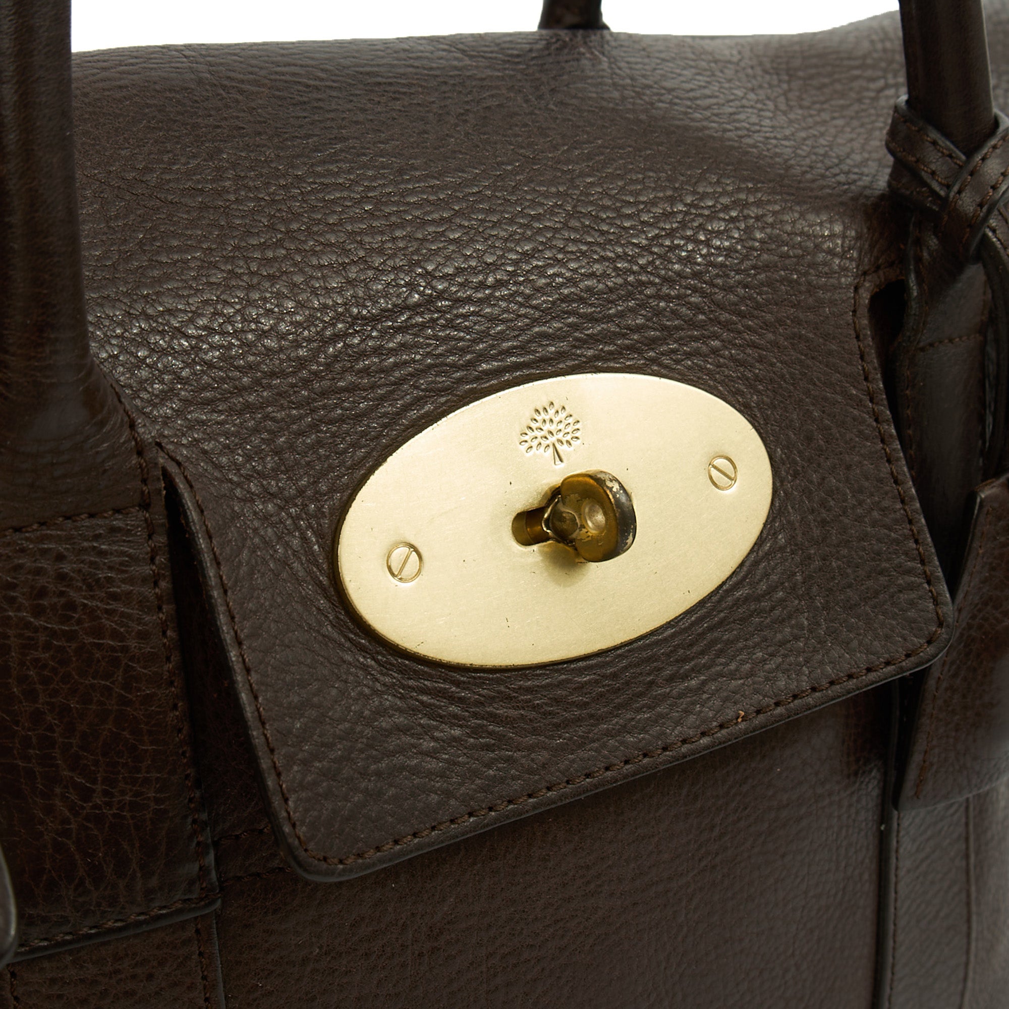 Mulberry Tote Bayswater Heritage in Chocolate Brown , Leather