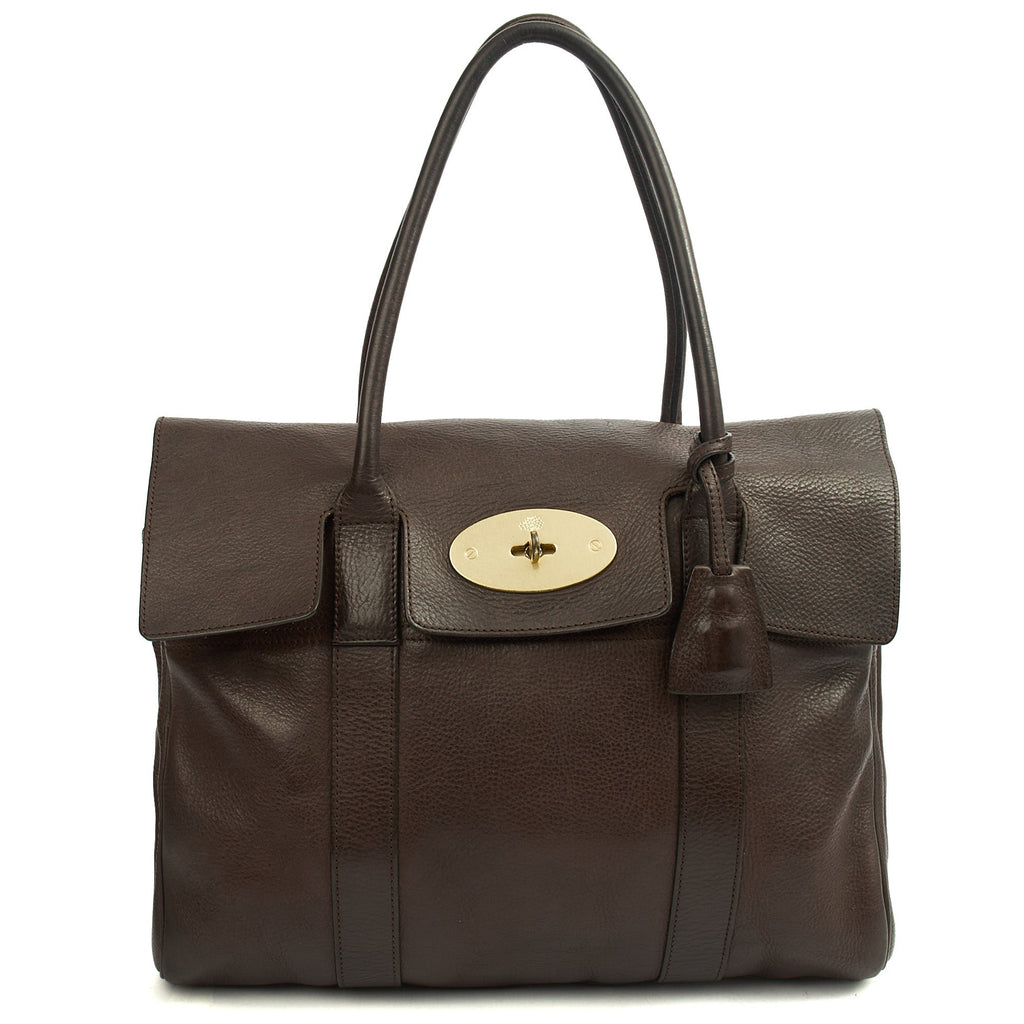 Mulberry Tote Bayswater Heritage in Chocolate Brown , Leather