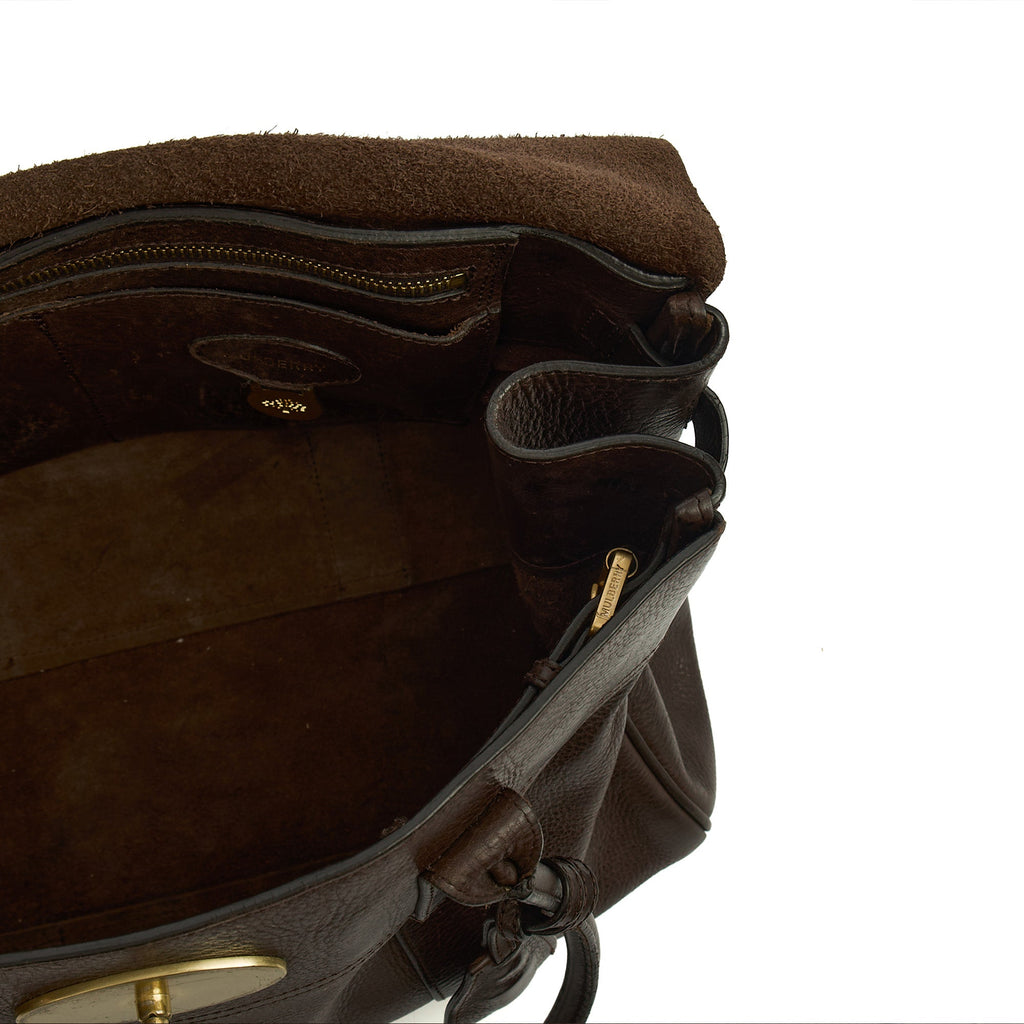 Mulberry Tote Bayswater Heritage in Chocolate Brown , Leather