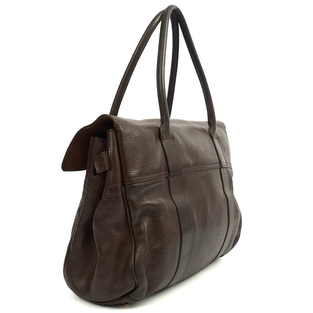 Mulberry Tote Bayswater Heritage in Chocolate Brown , Leather