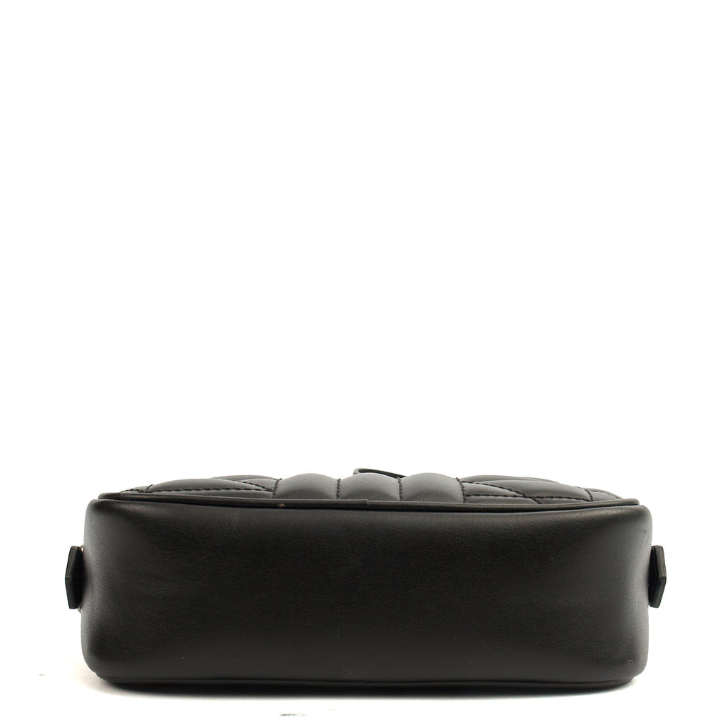 Gucci Cross Body Marmont Shoulder Bag - Mini in Black, Leather