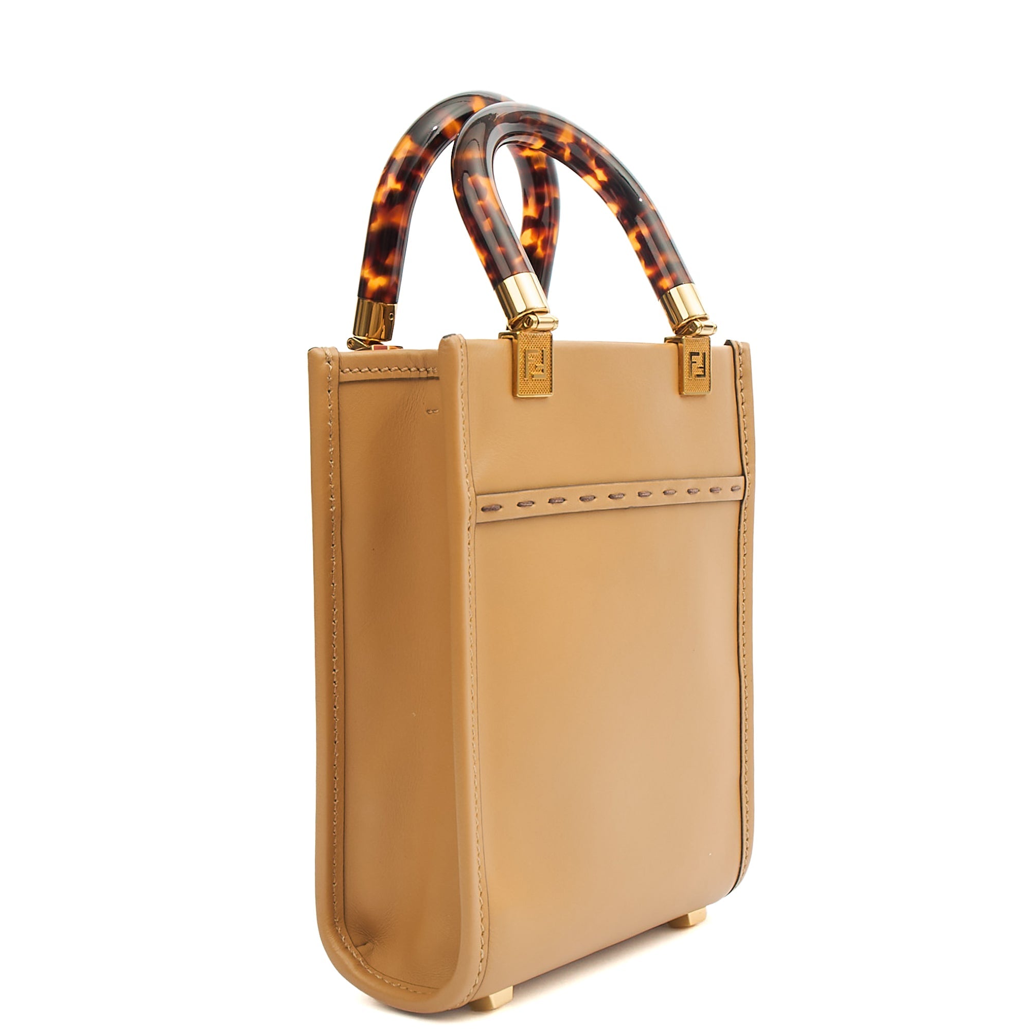 Fendi Tote Sunshine - Mini in Brown, Leather