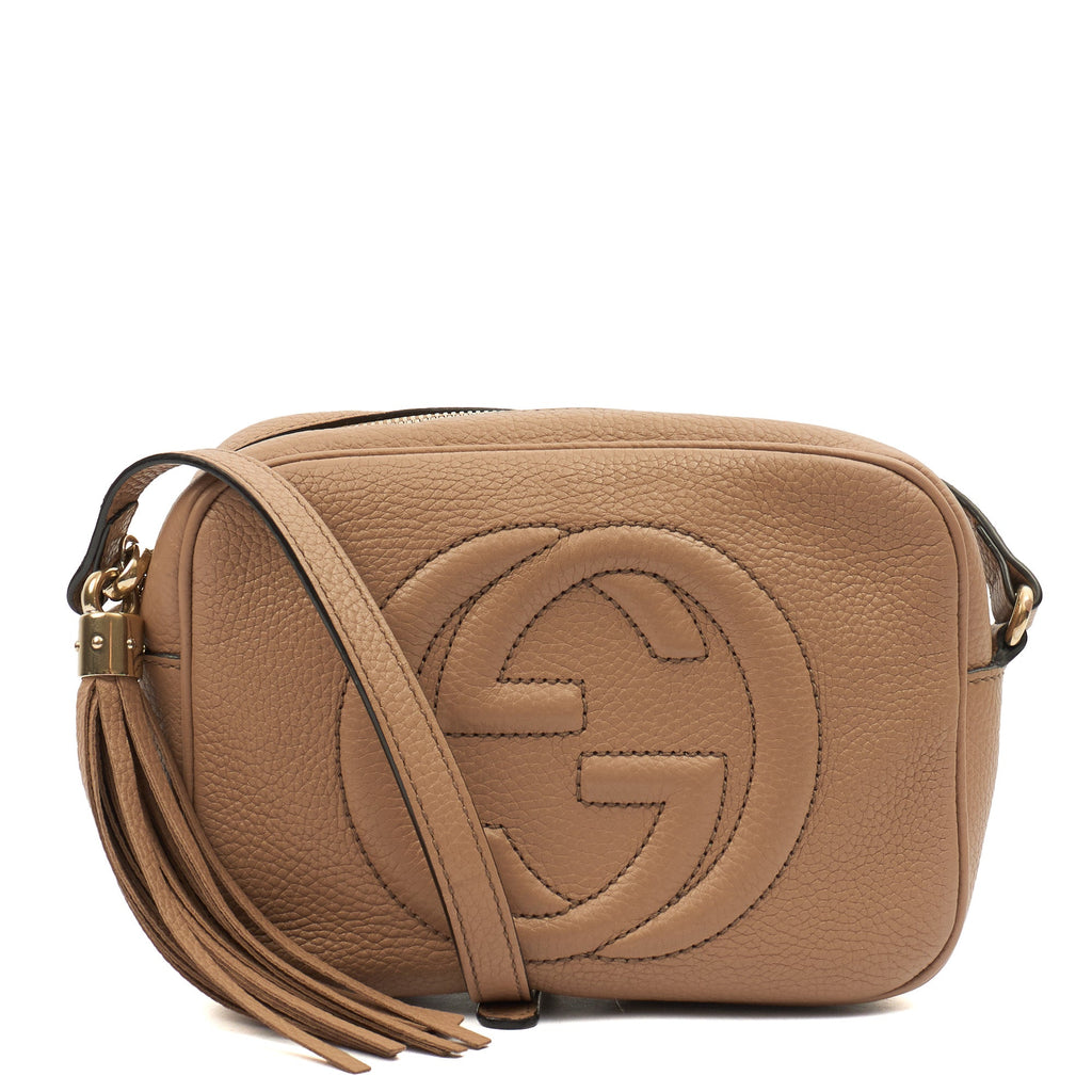 Gucci Cross Body Soho  Disco Bag - Small in Neutral, Leather