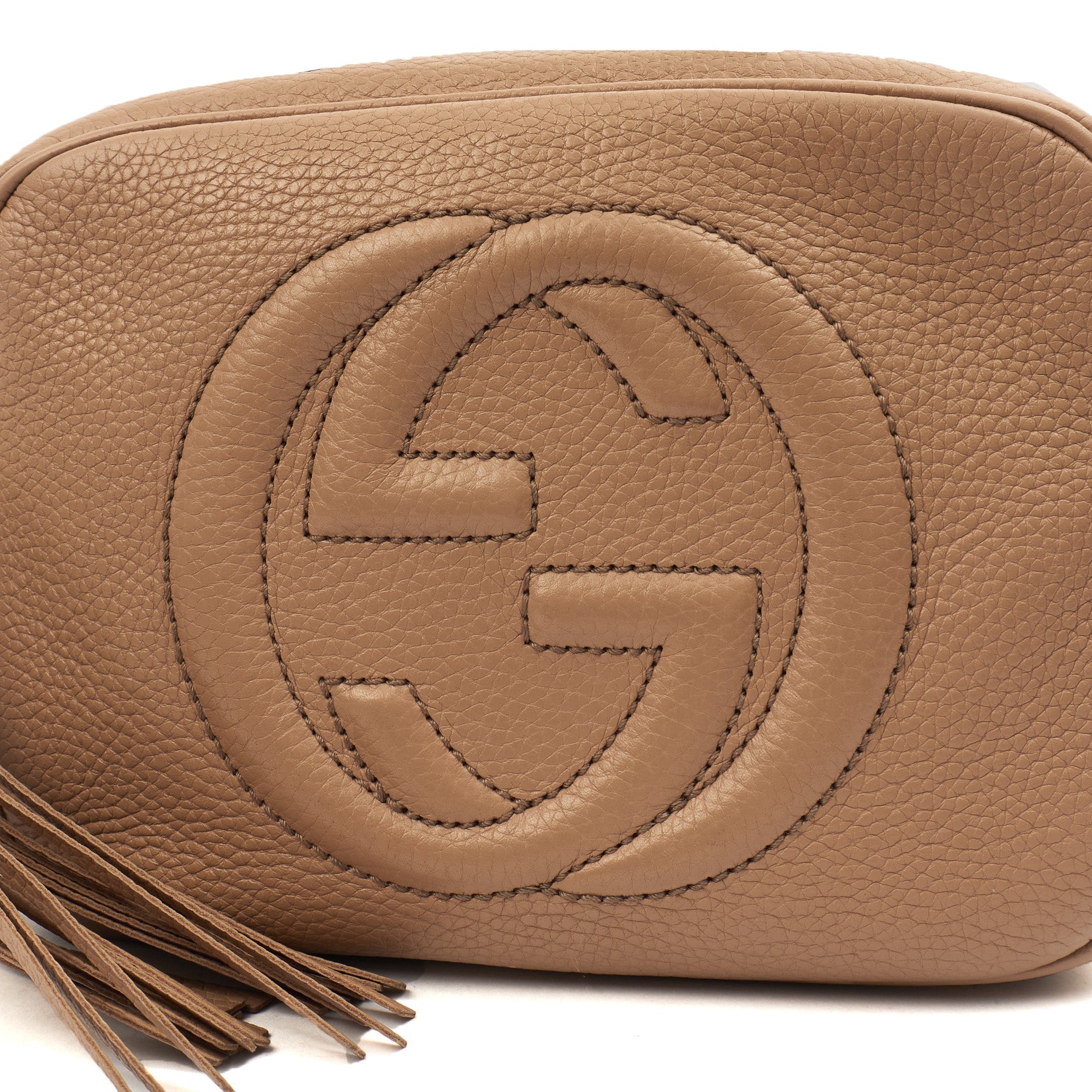 Gucci Cross Body Soho  Disco Bag - Small in Neutral, Leather