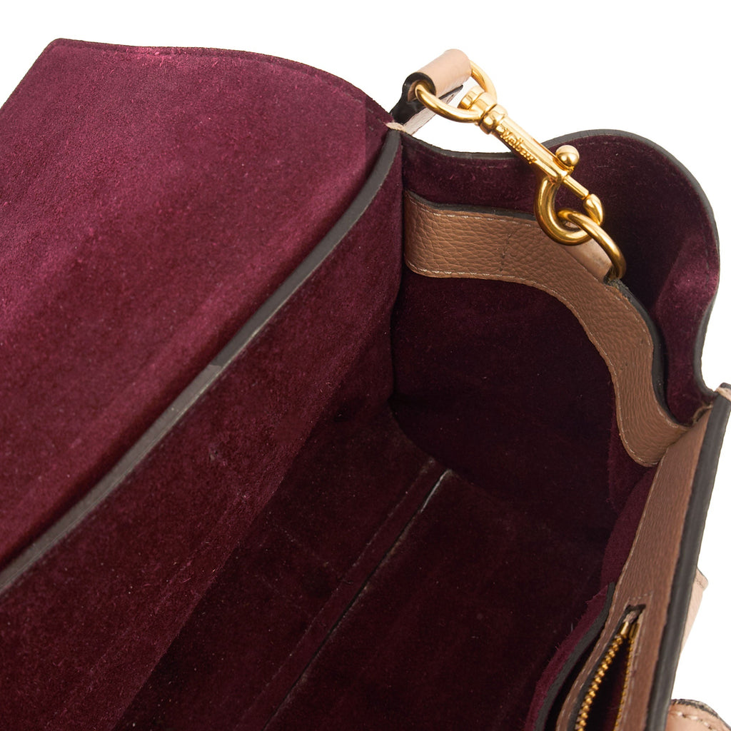 Mulberry Top Handle Bayswater with Strap- Small in Rose Water, Calfskin Leather