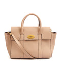 Mulberry Top Handle Bayswater with Strap- Small in Rose Water, Calfskin Leather