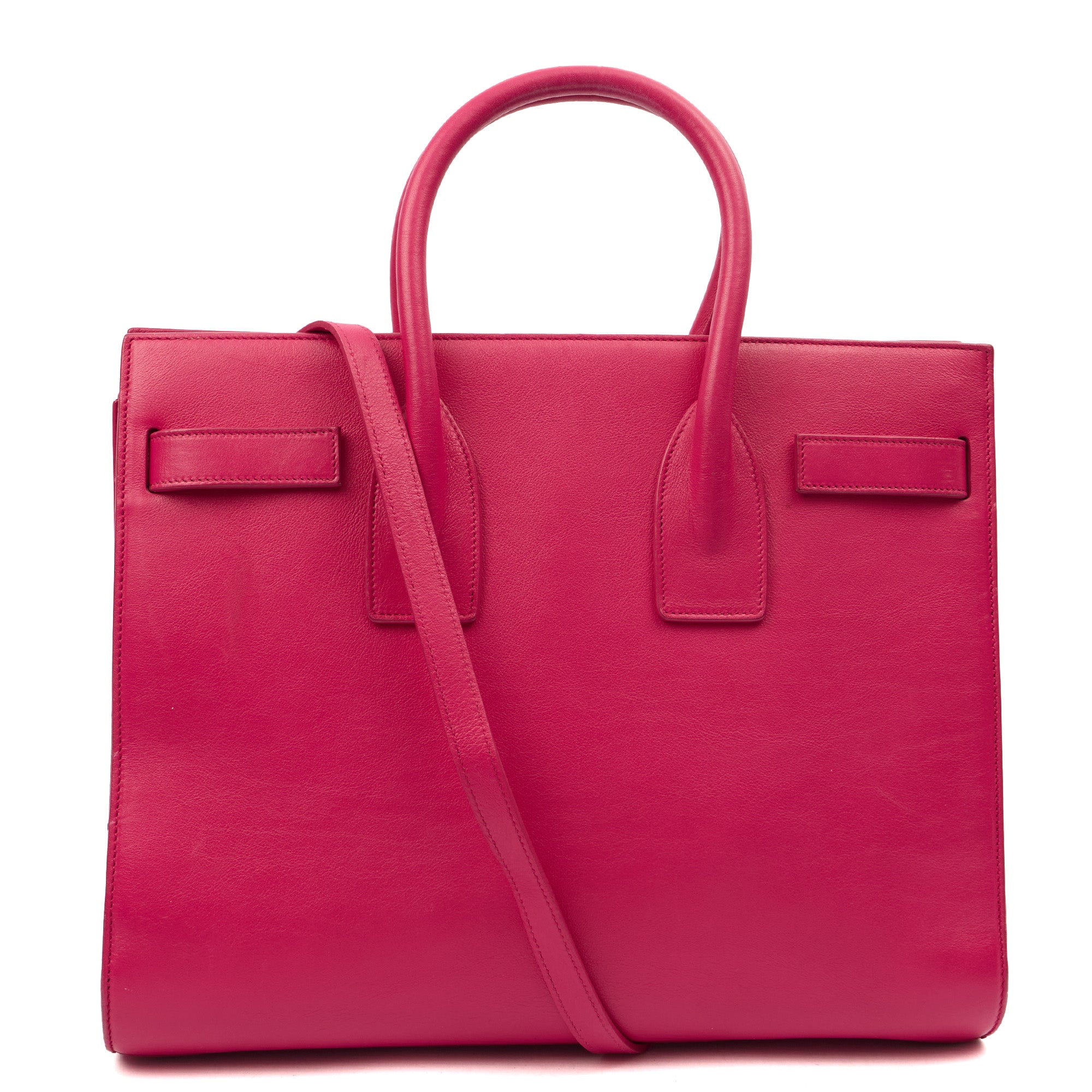 Saint Laurent Tote Sac de Jour in Pink, Calfskin Leather