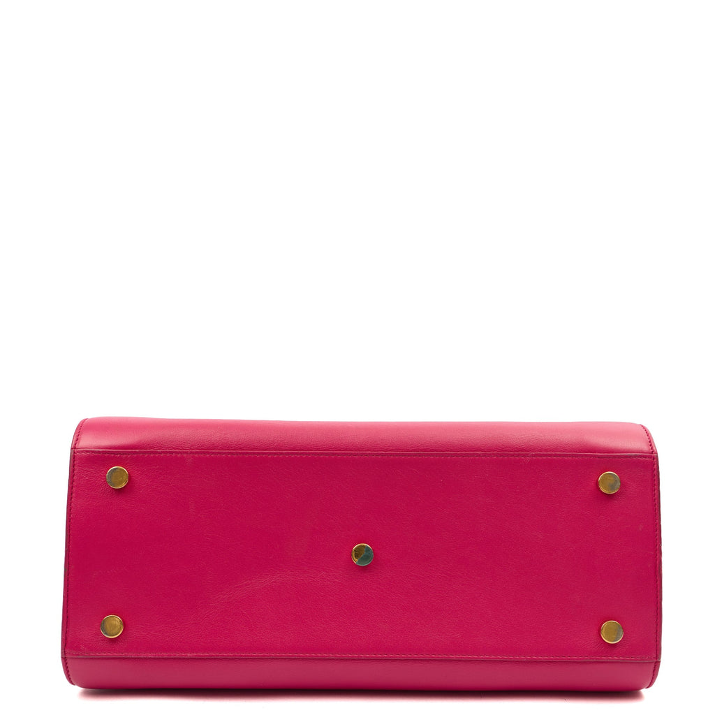 Saint Laurent Tote Sac de Jour in Pink, Calfskin Leather