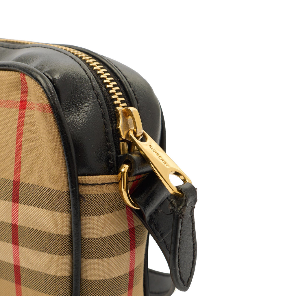 Burberry Cross Body Crossbody in Nova Check, Exotic Effect Leather