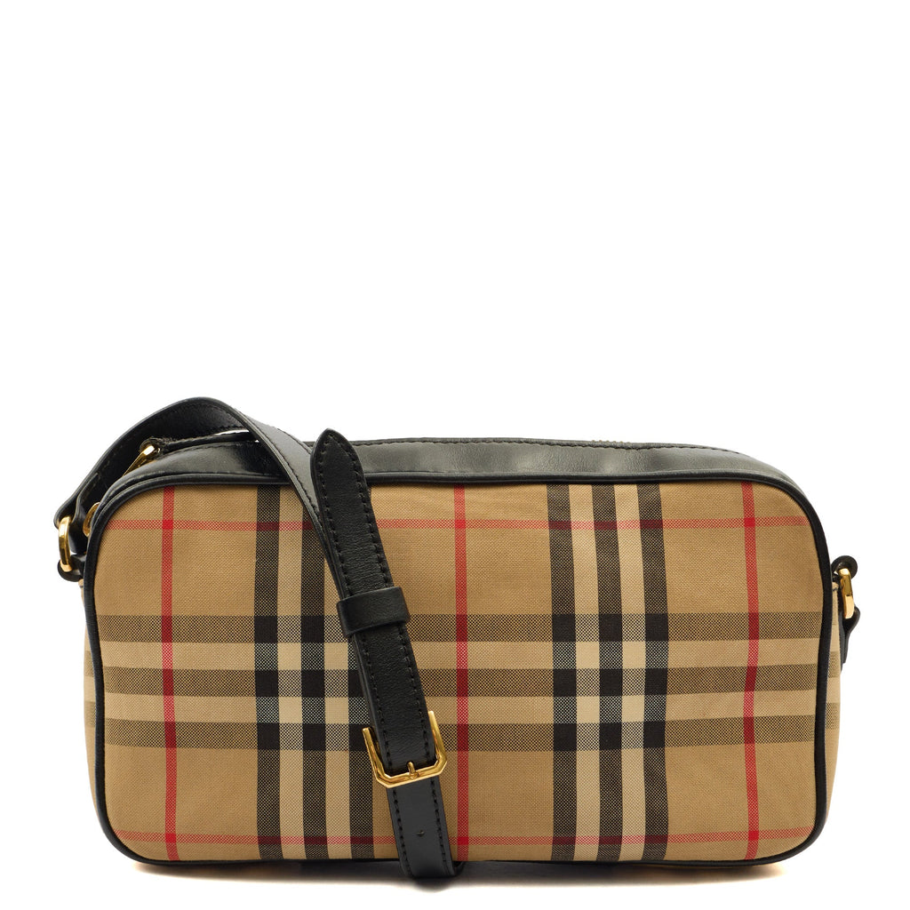 Burberry Cross Body Crossbody in Nova Check, Exotic Effect Leather