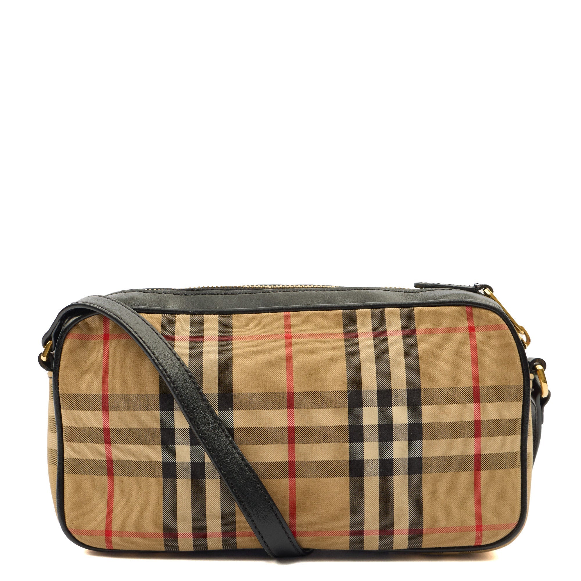 Burberry Cross Body Crossbody in Nova Check, Exotic Effect Leather