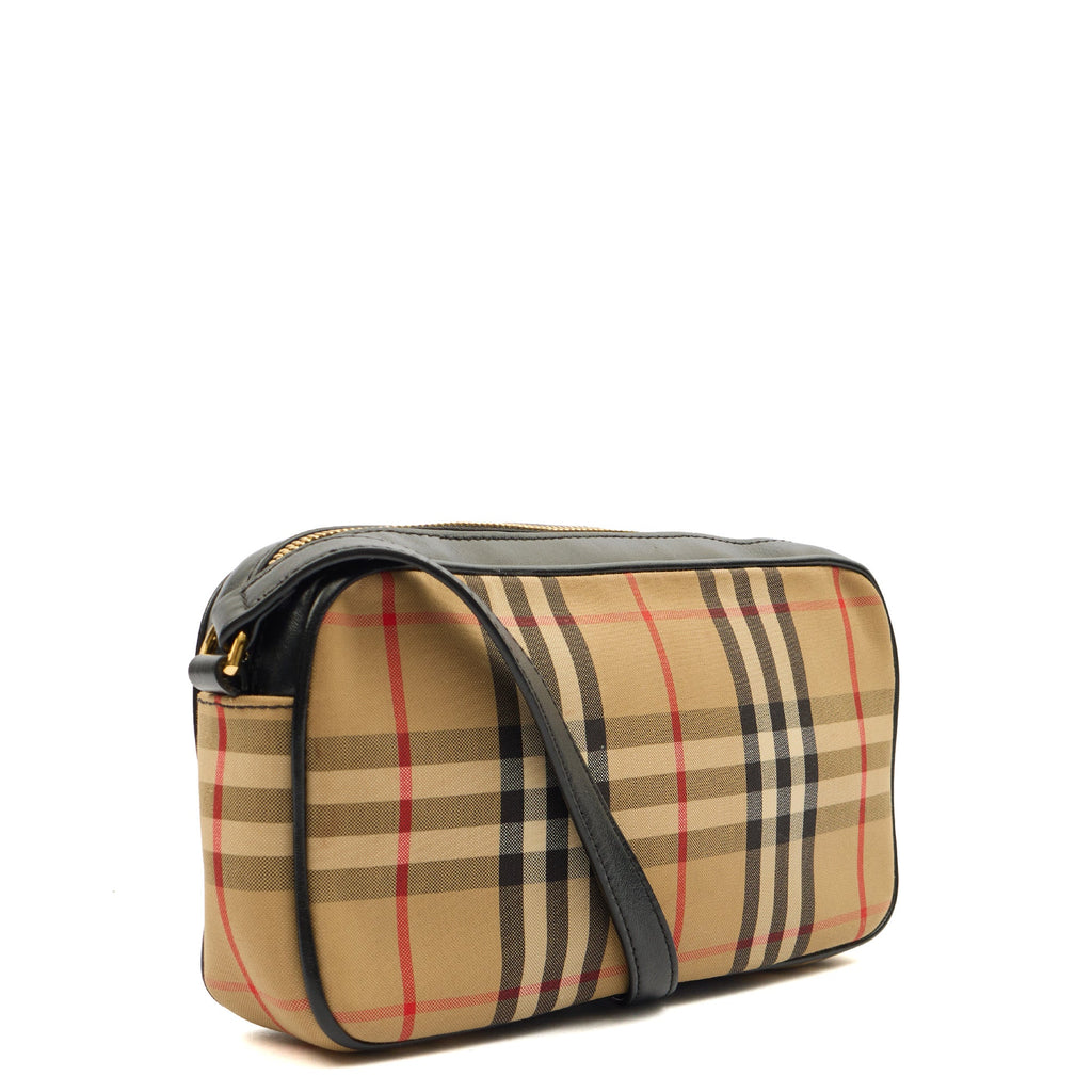 Burberry Cross Body Crossbody in Nova Check, Exotic Effect Leather