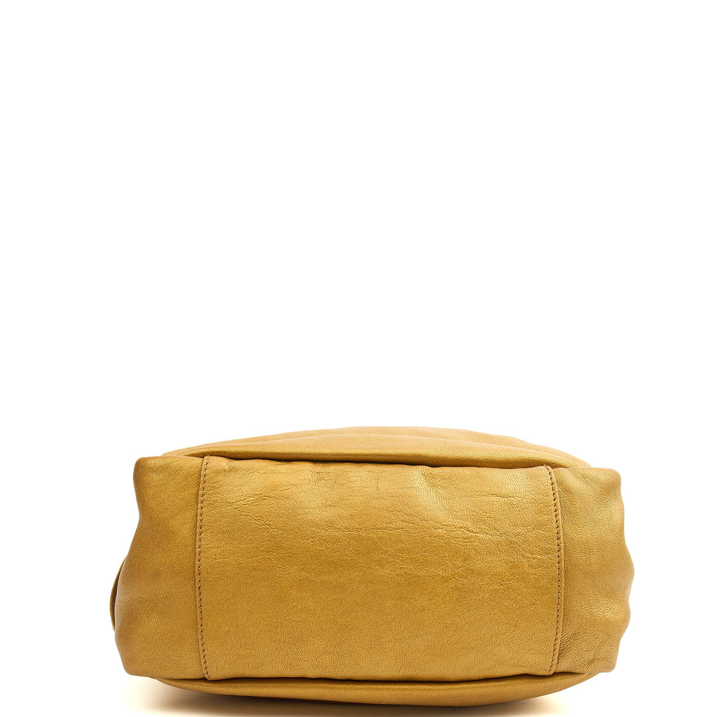 Saint Laurent Shoulder Bag Tote in Metallic, Leather