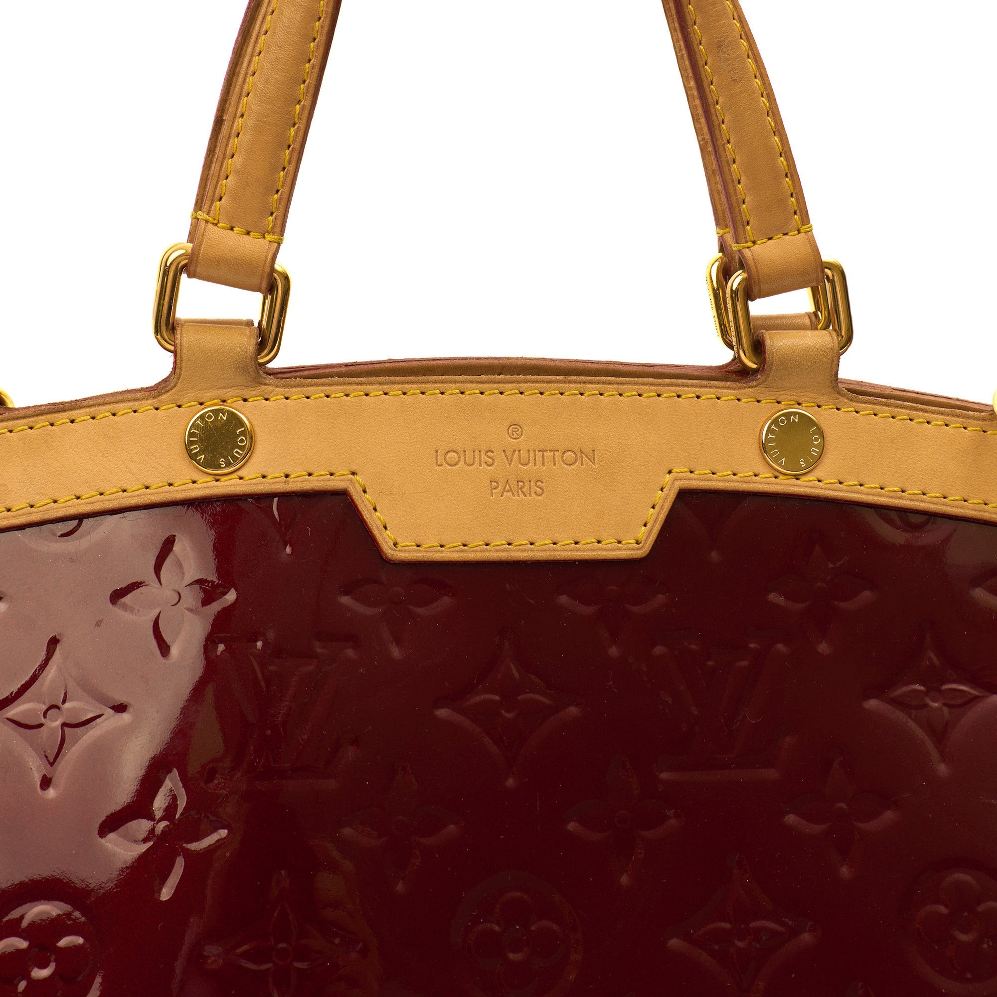 Louis Vuitton Tote Brea MM in Amarante, Vernis
