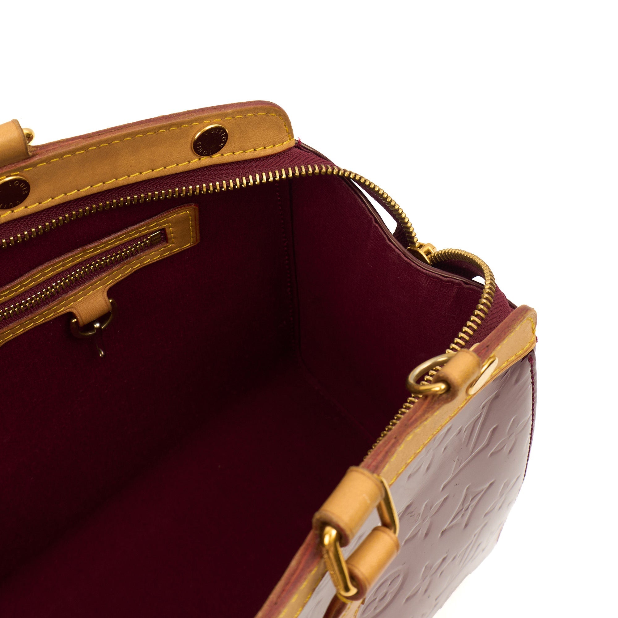 Louis Vuitton Tote Brea MM in Amarante, Vernis