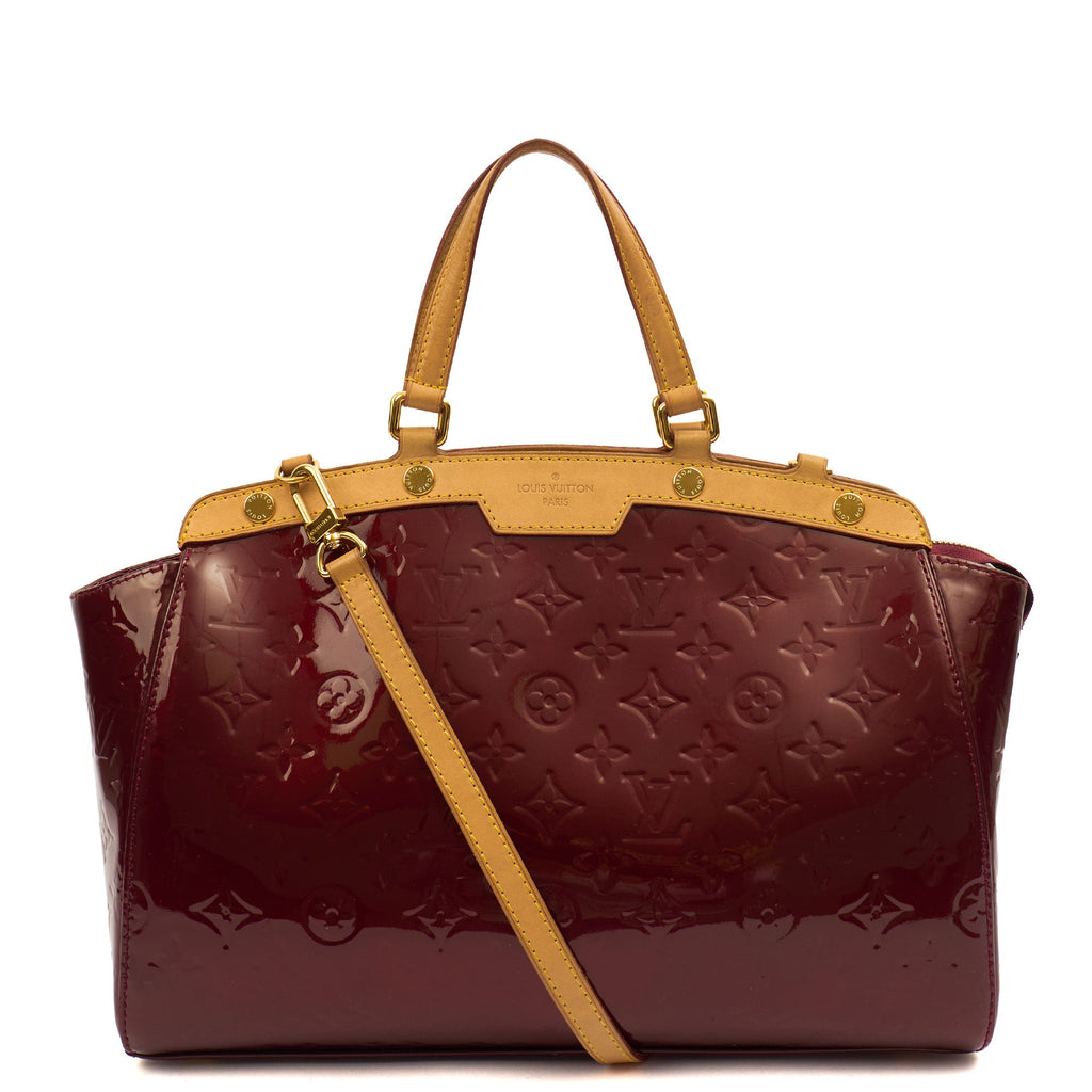 Louis Vuitton Tote Brea MM in Amarante, Vernis