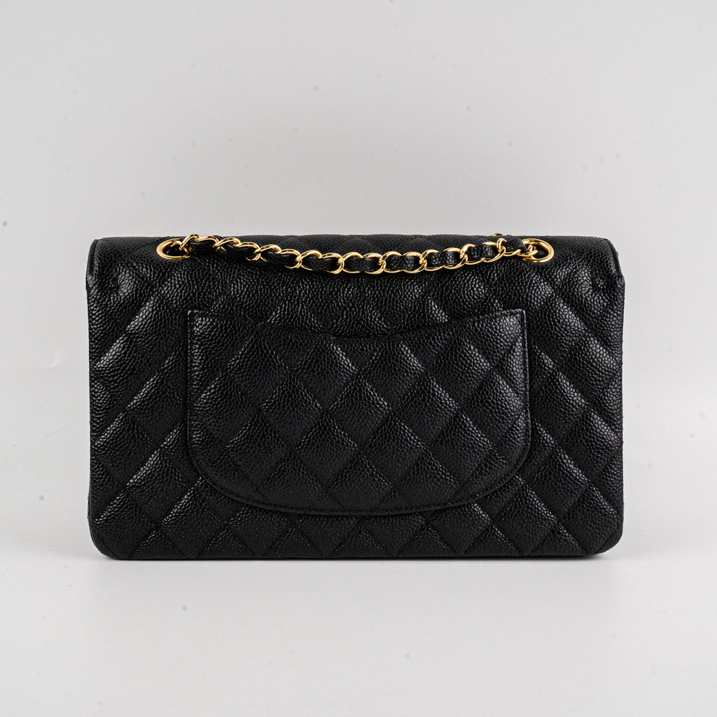 Chanel Classic Flap Medium/Large Black Caviar Shoulder Bag