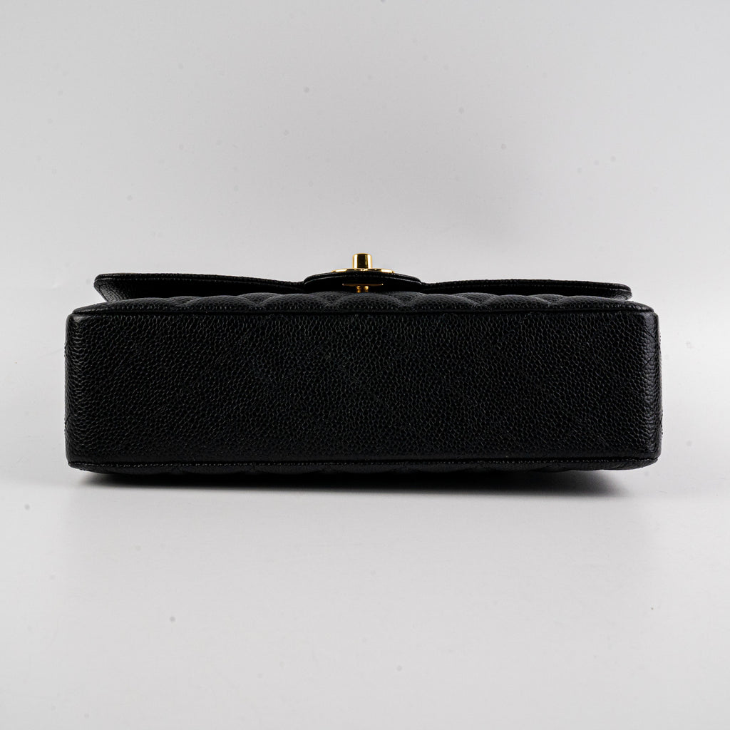 Chanel Classic Flap Medium/Large Black Caviar Shoulder Bag