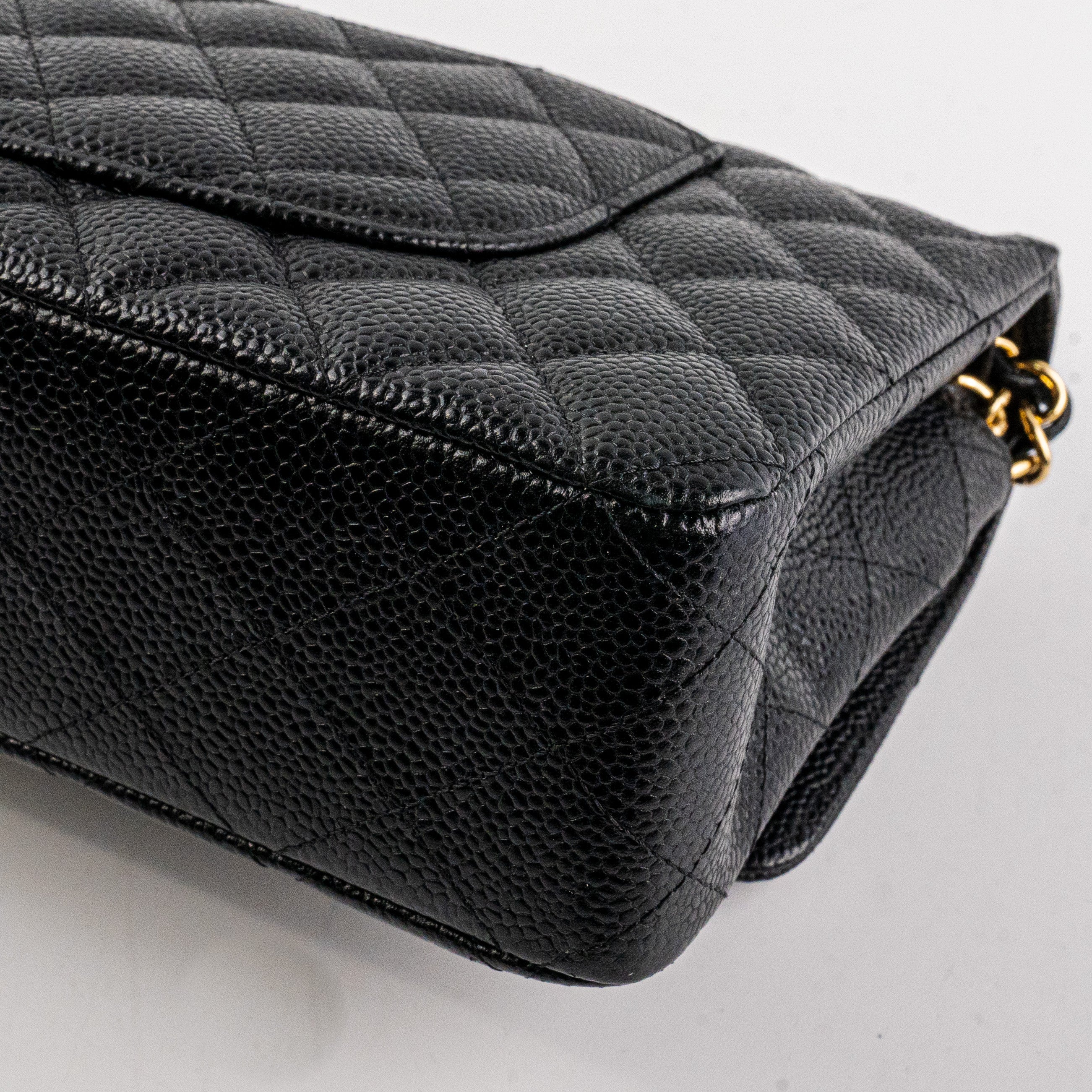Chanel Classic Flap Medium/Large Black Caviar Shoulder Bag