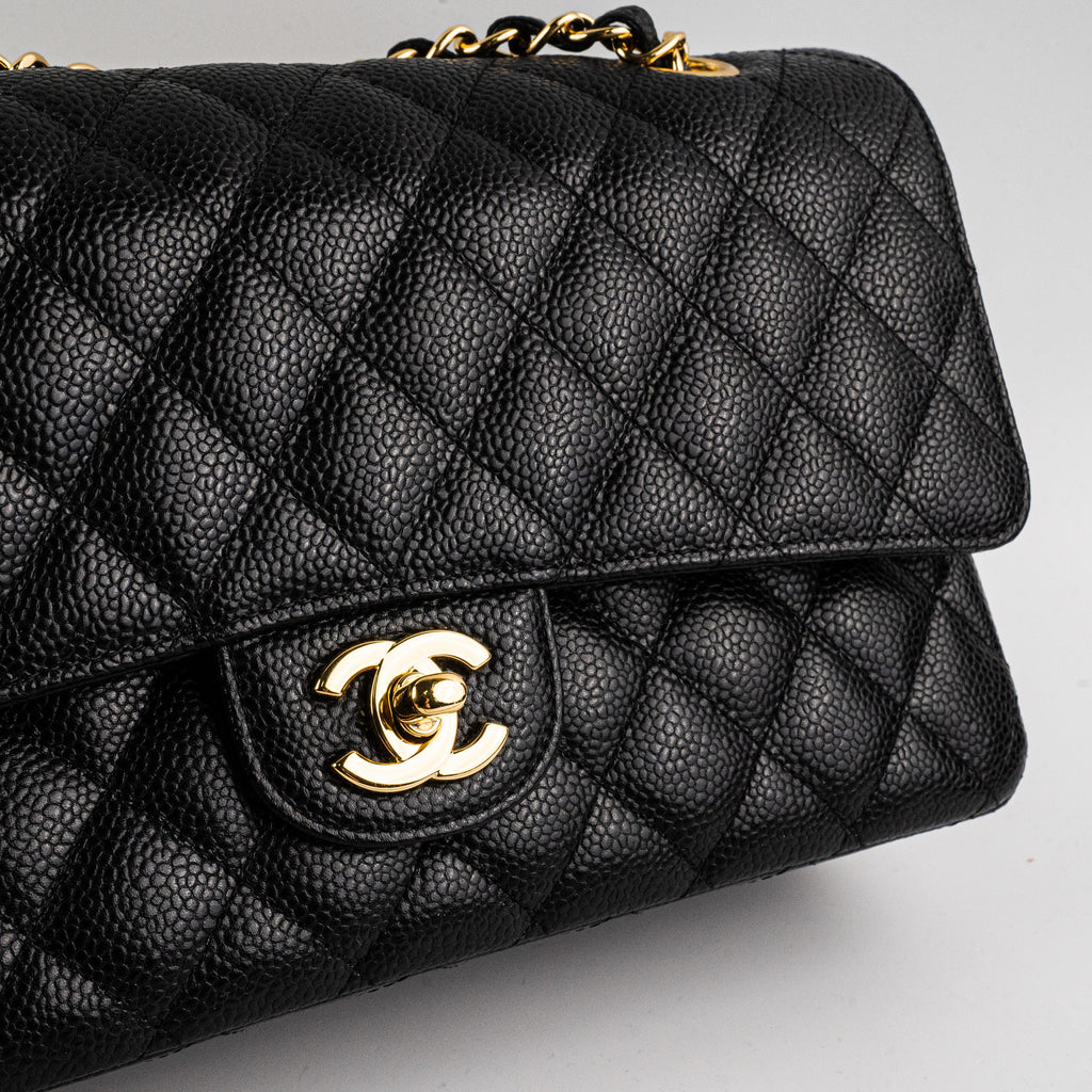 Chanel Classic Flap Medium/Large Black Caviar Shoulder Bag