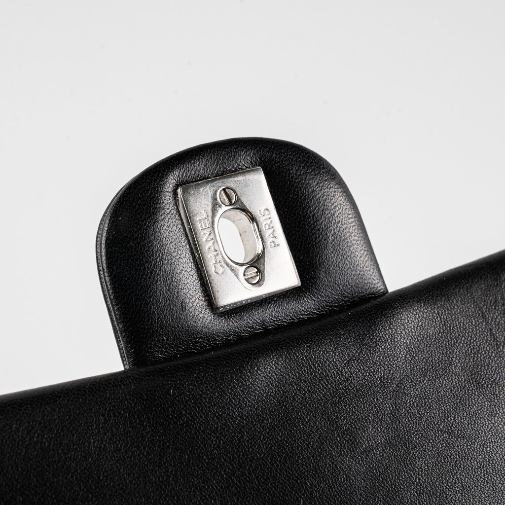 Chanel Square Mini Lambskin Black Bag