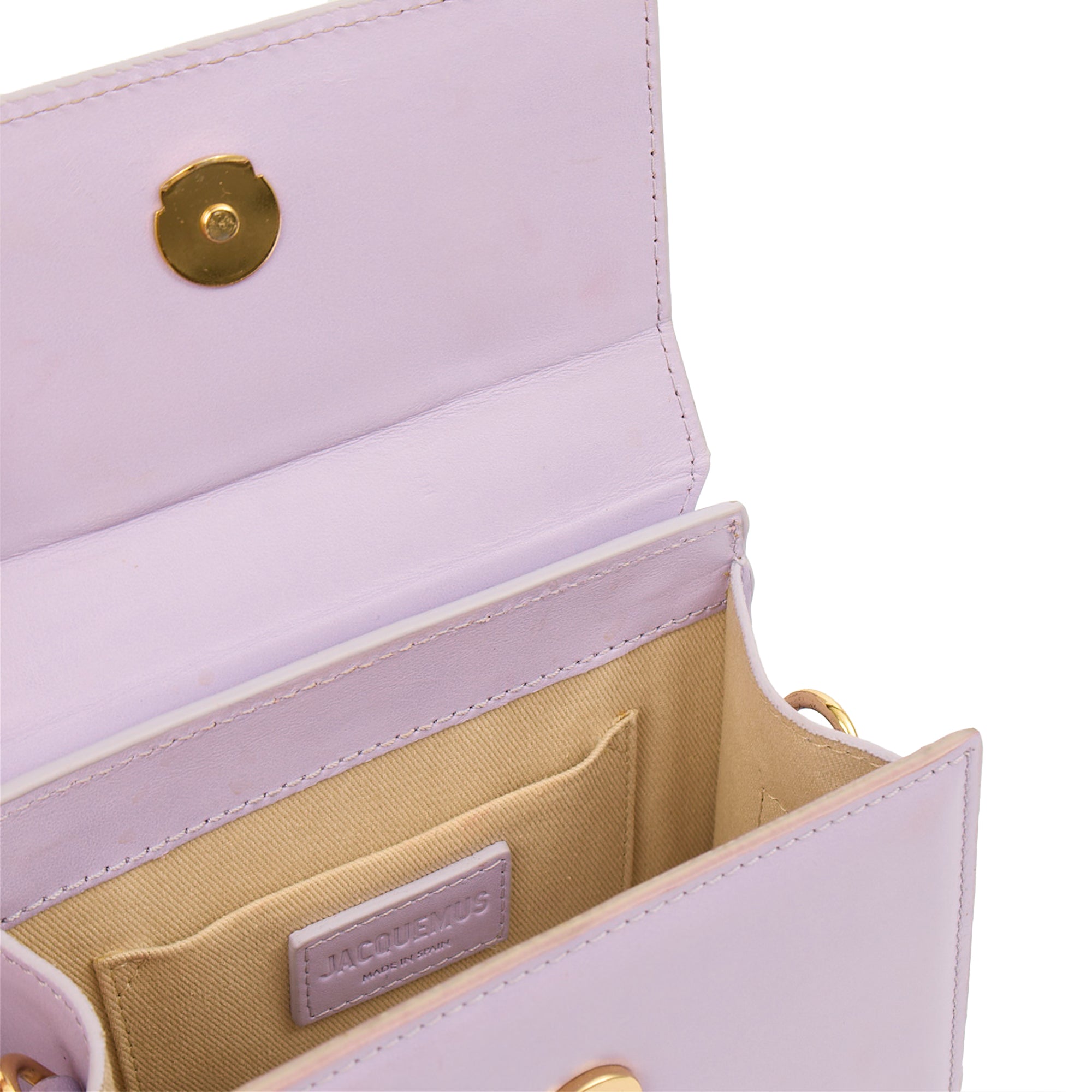 Jacquemus Cross Body Le Chiquito Moyen in Purple, Leather