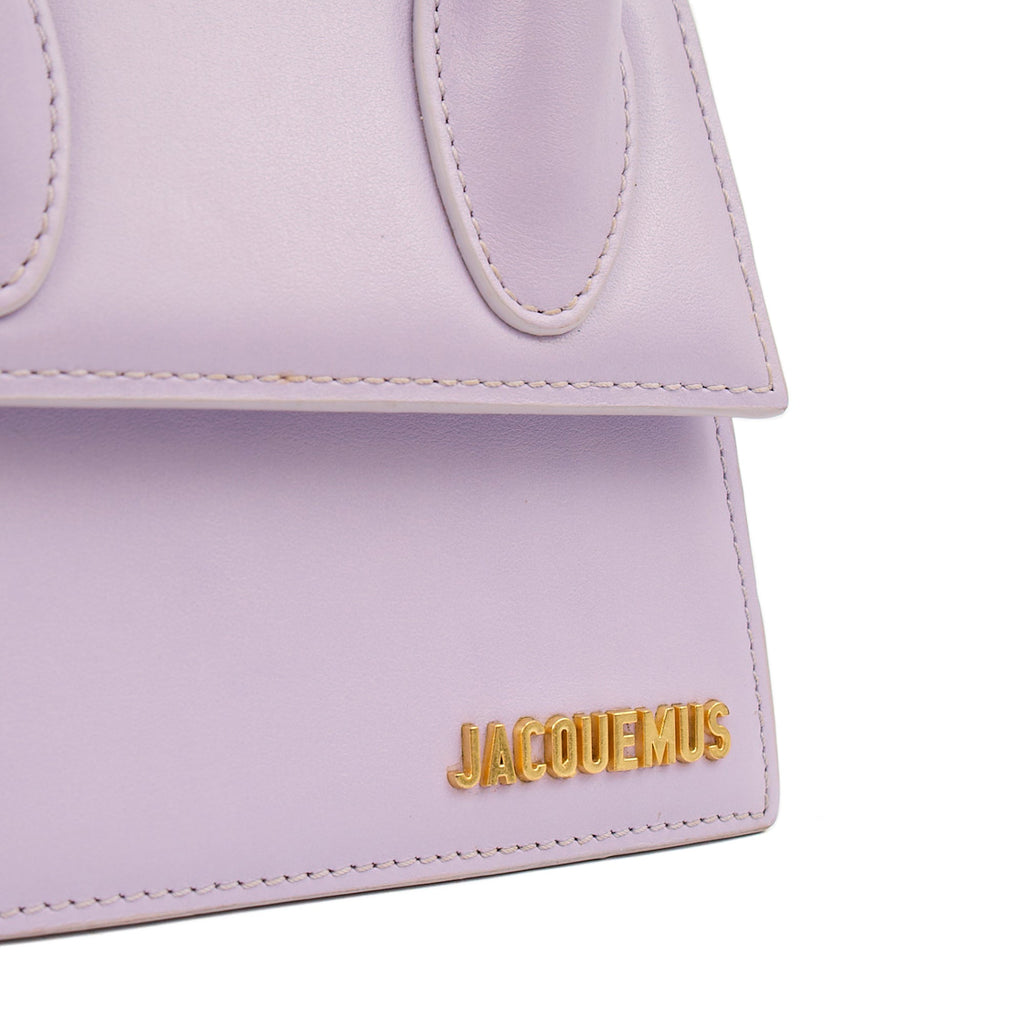 Jacquemus Cross Body Le Chiquito Moyen in Purple, Leather