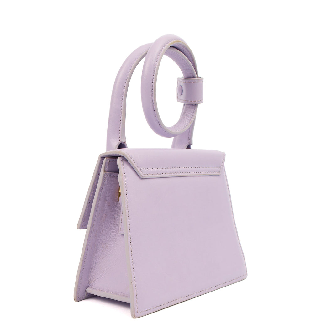 Jacquemus Cross Body Le Chiquito Moyen in Purple, Leather