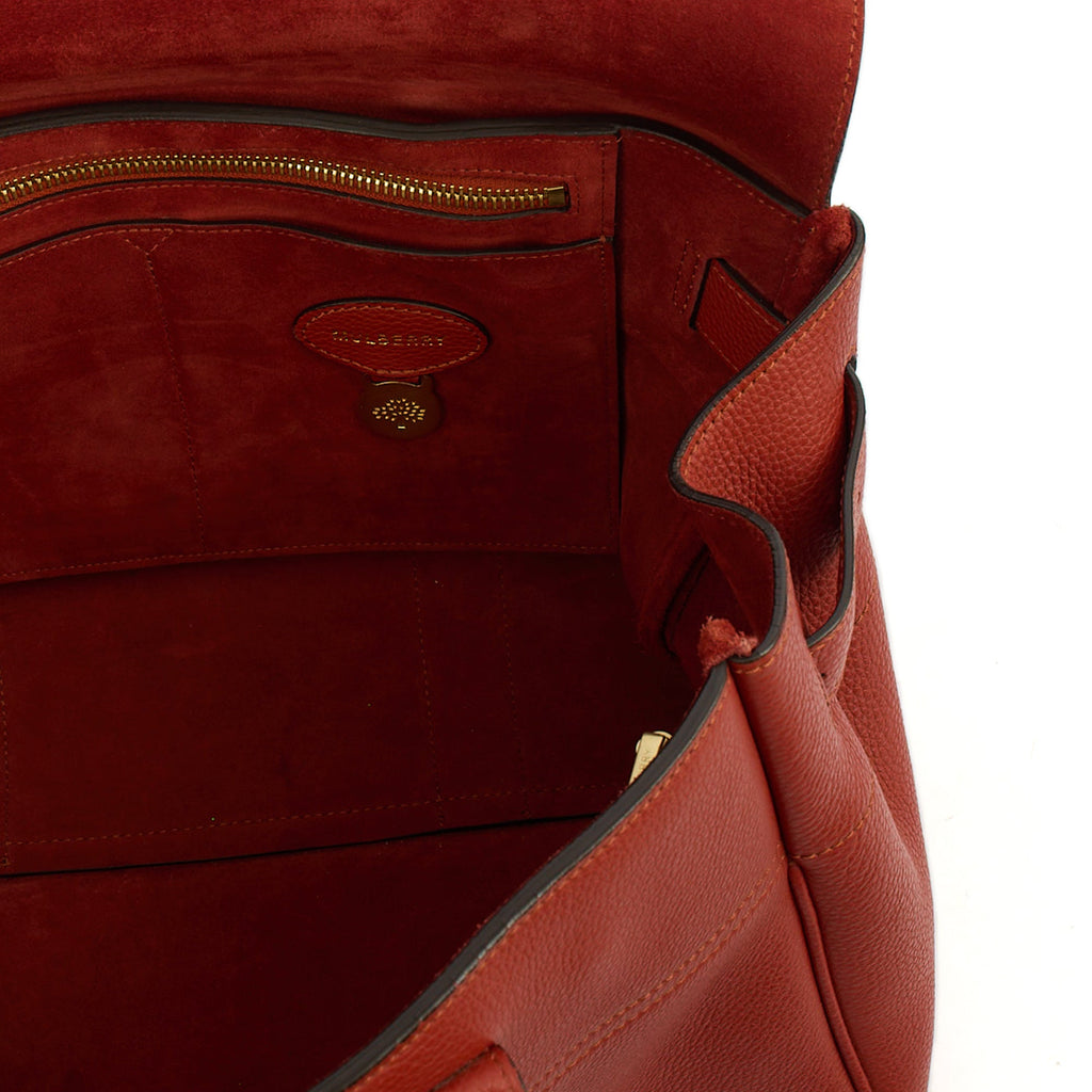 Mulberry Tote Bayswater Heritage in Rust, Leather