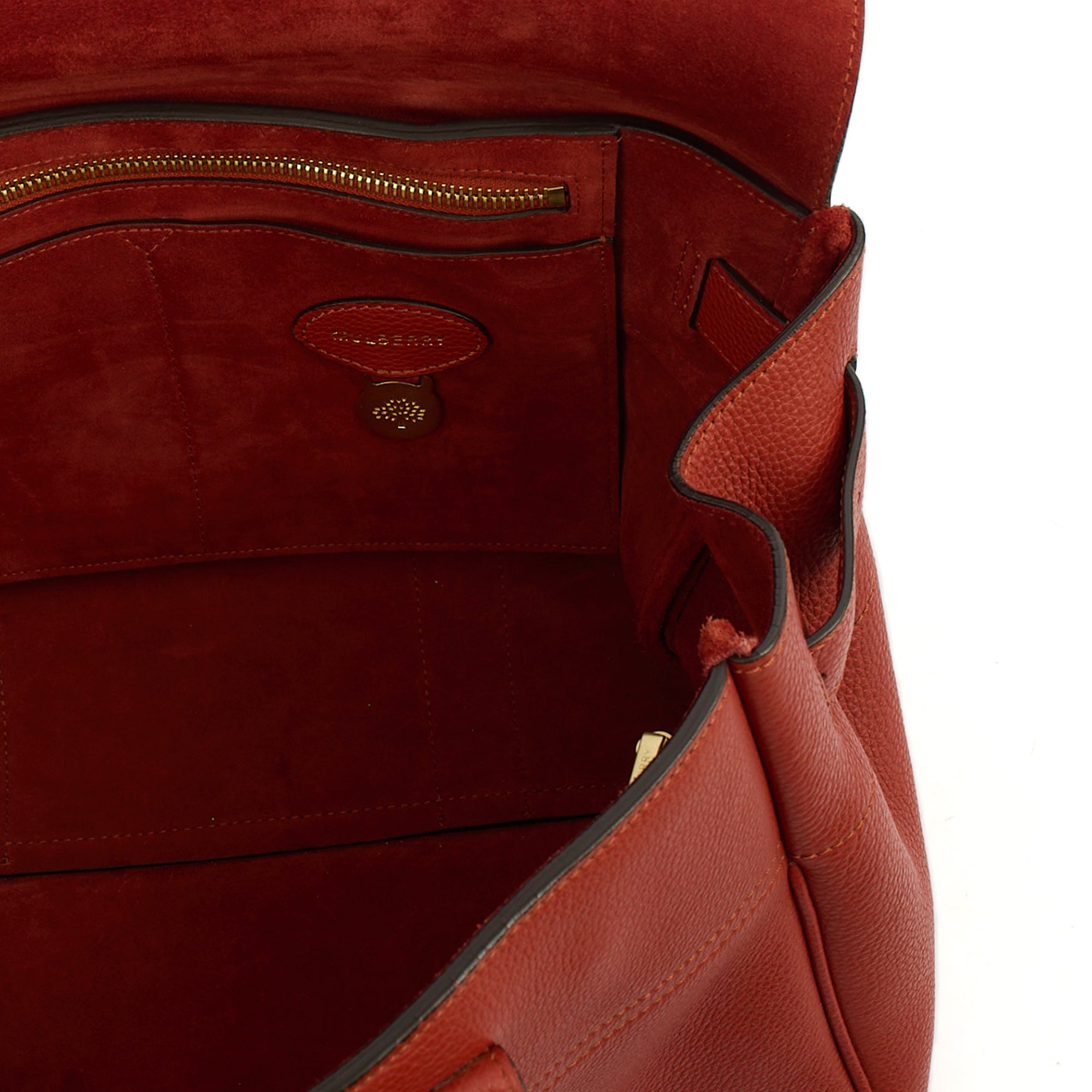 Mulberry Tote Bayswater Heritage in Rust, Leather