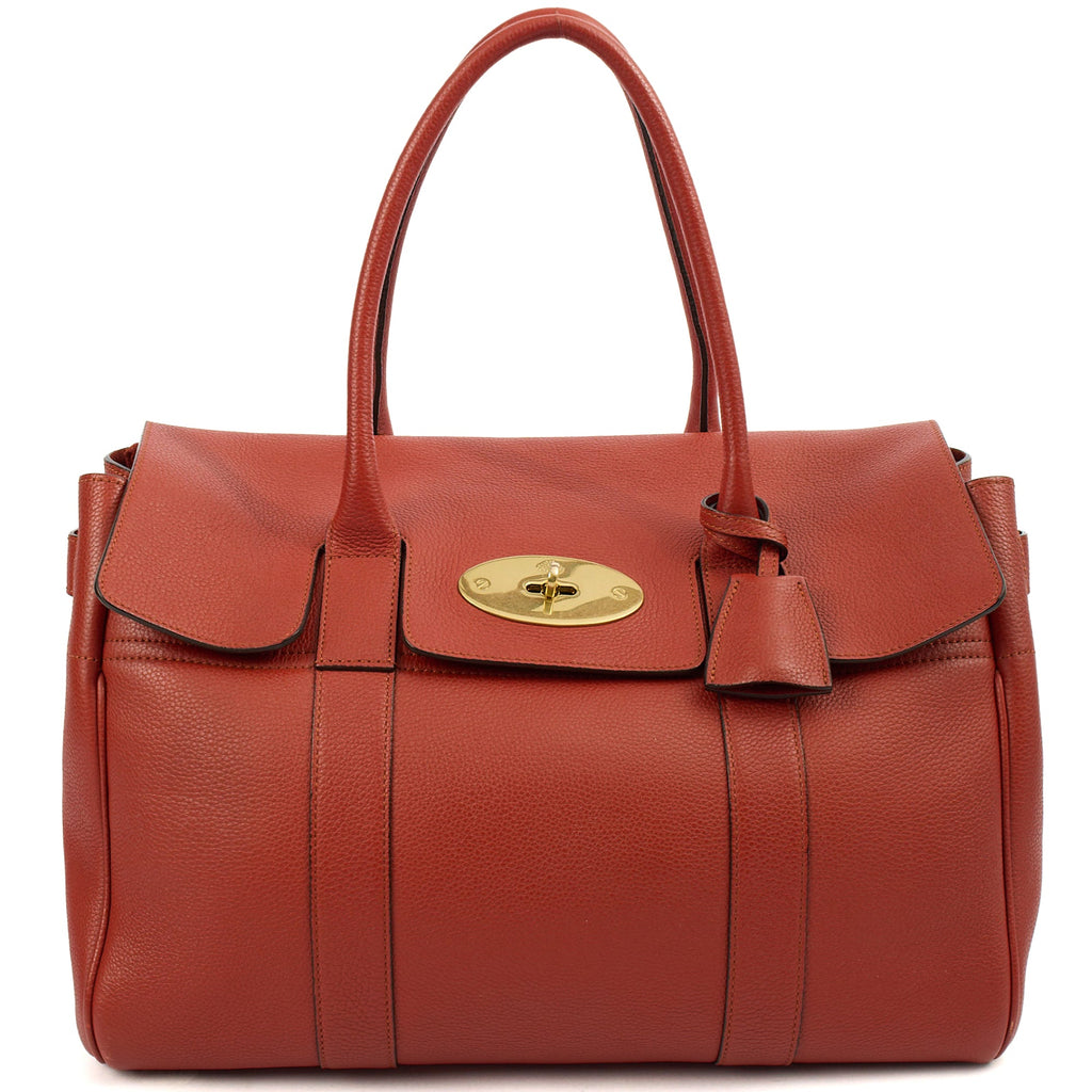 Mulberry Tote Bayswater Heritage in Rust, Leather