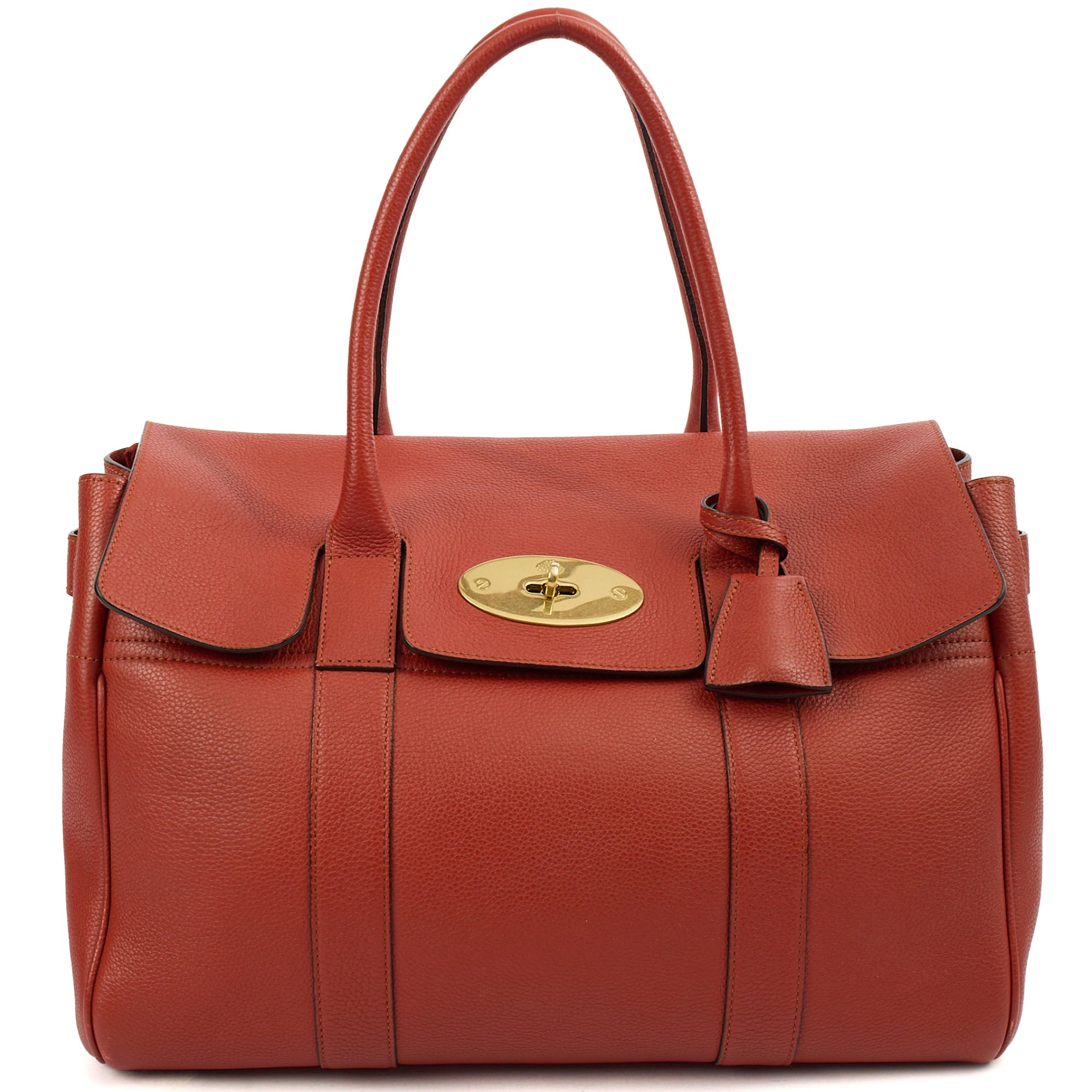 Mulberry Tote Bayswater Heritage in Rust, Leather