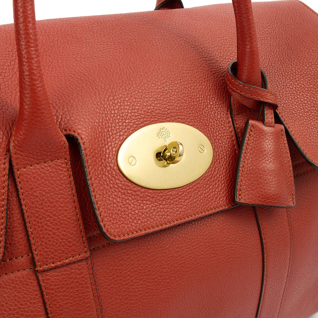Mulberry Tote Bayswater Heritage in Rust, Leather
