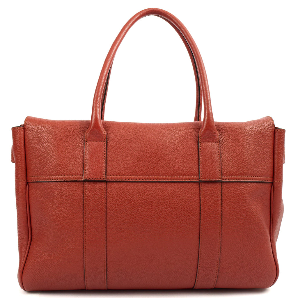 Mulberry Tote Bayswater Heritage in Rust, Leather